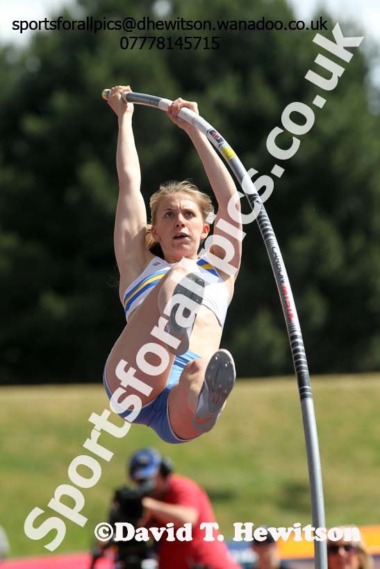 Womens pole vault, Sainsbury's British Champs, Alexander Stadium, Birmingham. Photo: David T. Hewitson/Sprts for All Pics